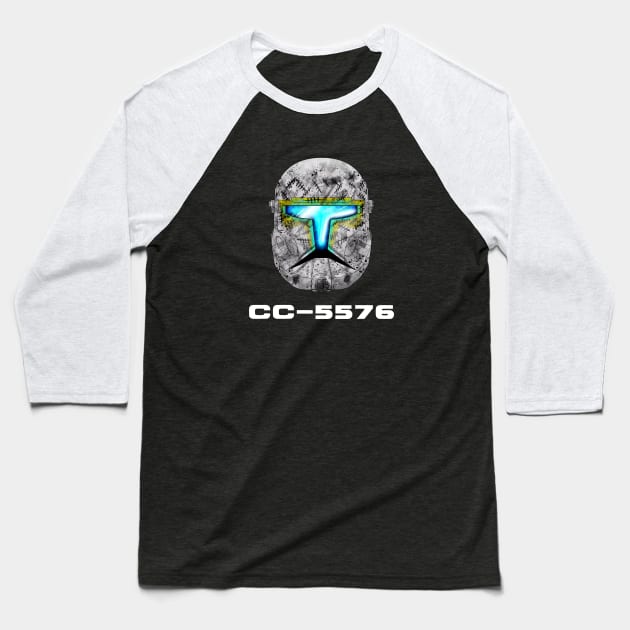 Clone Commando Gregor CC-5576 Baseball T-Shirt by Cmmndo_Sev